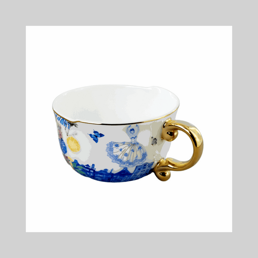 Bone China Nordic Ballet-Fusion Cup and Saucer