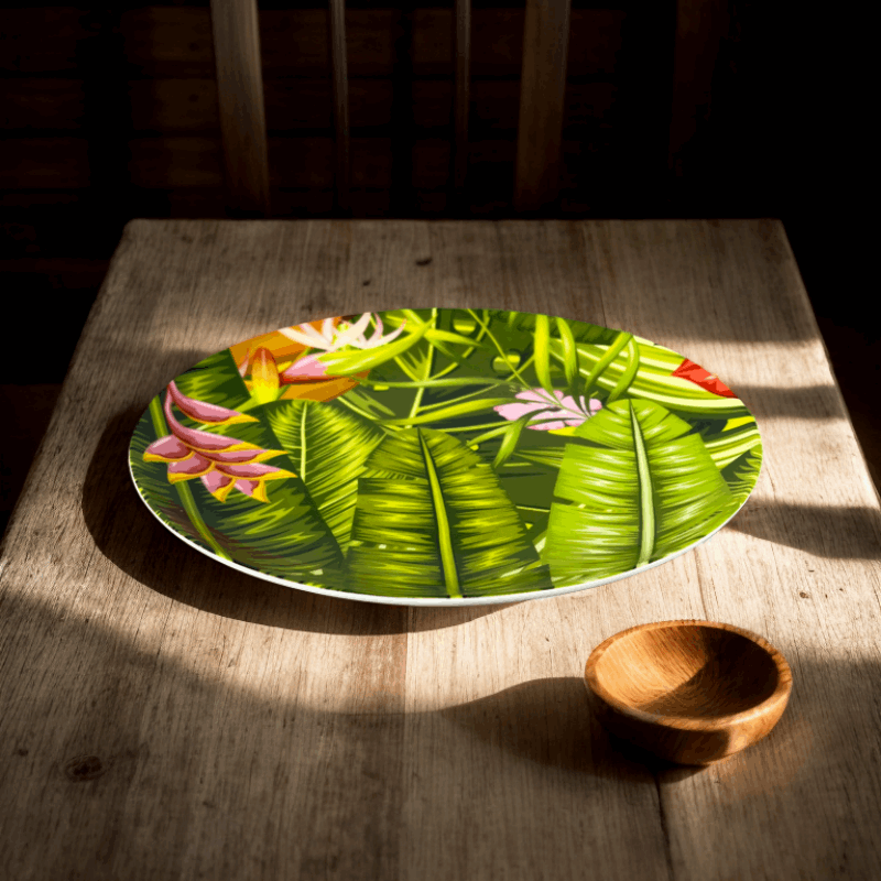 Bone China Nordic Tropical Toucan Plate