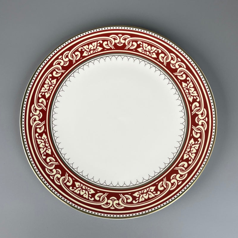 Bone China Elegant Ruby design plate