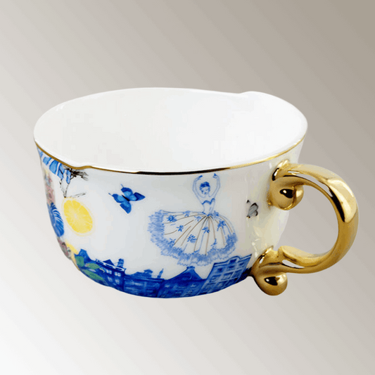 Bone China Nordic Ballet-Fusion Cup&plate
