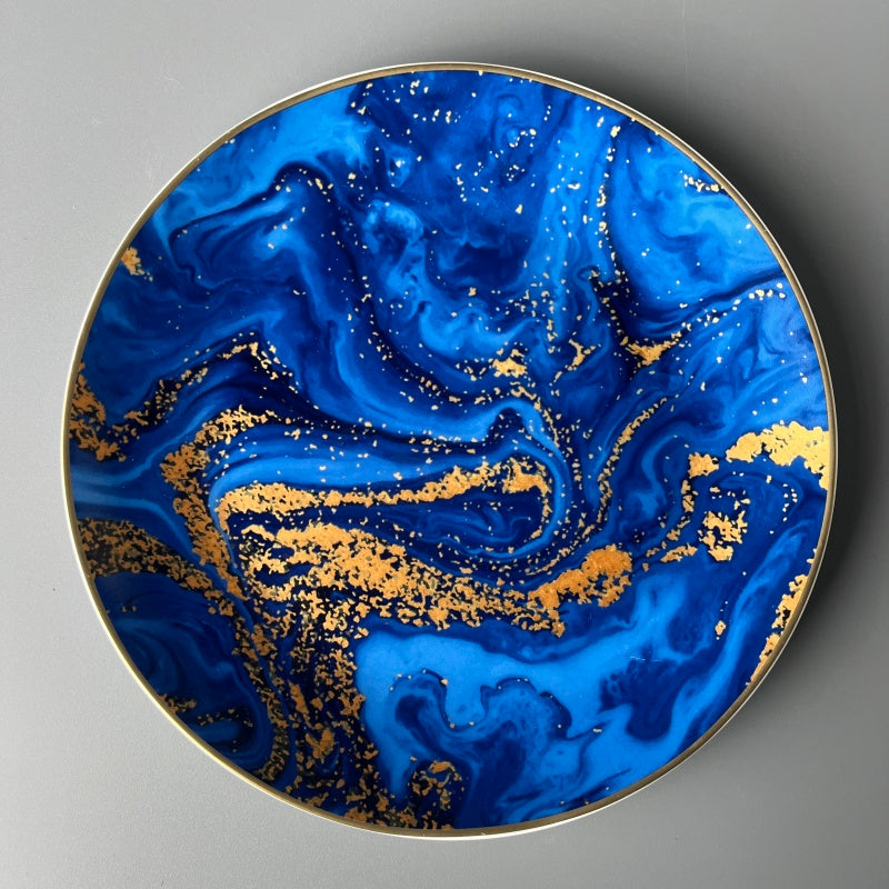 Bone China Azure Gilt Dream Plate