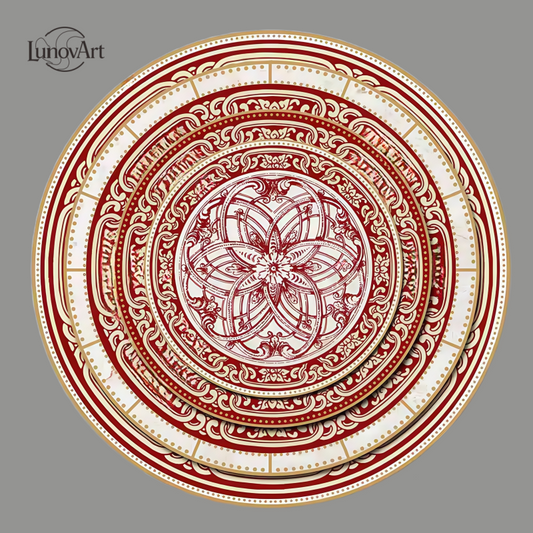 Imperial Blossom-Luxury Elegant Bone china Tableware for Wedding/ New Year/Christmas Ideas