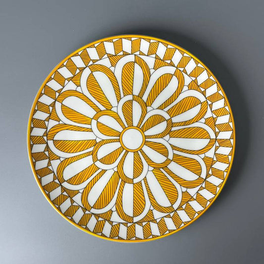 Bone China Sunny Floral Plate