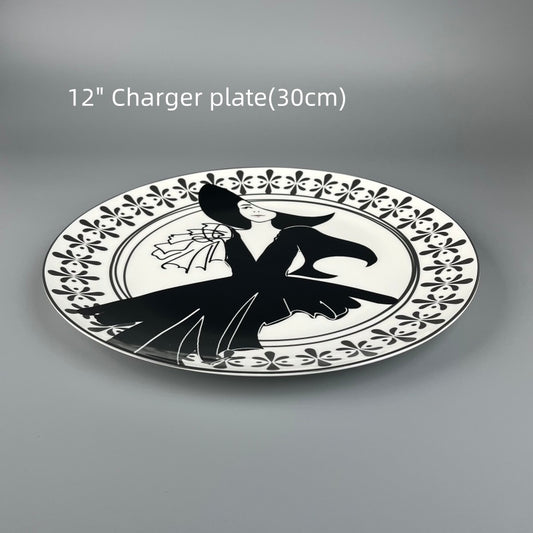 Bone China Classic Sketch plate