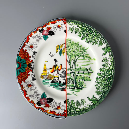 East-West Half Dream Series-Unique design bone china dinnerware collection