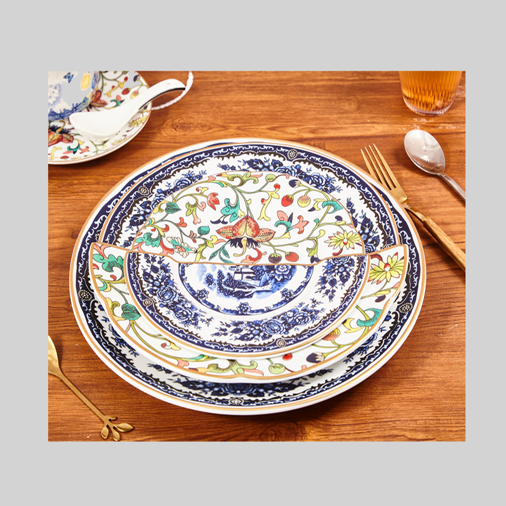 Fine bone china Plates