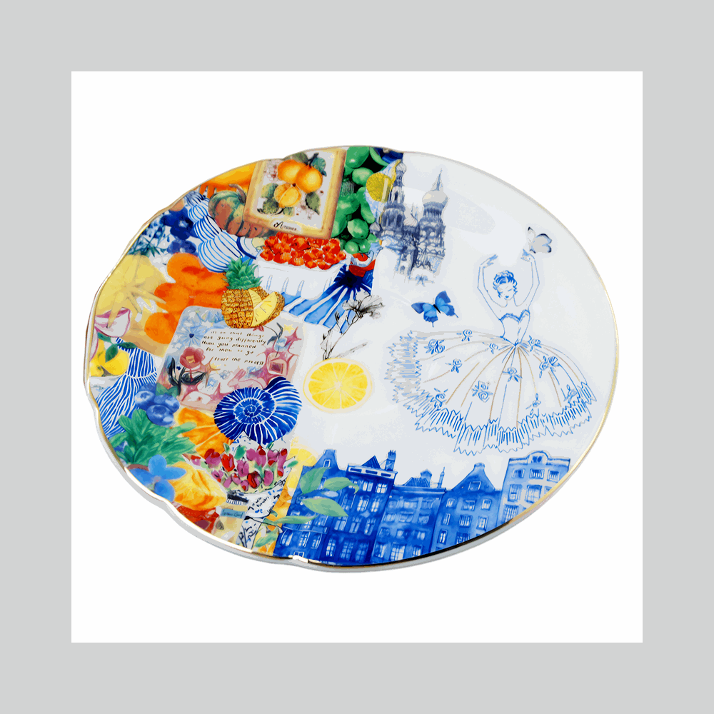 Bone China Nordic Ballet-Fusion Cup and Saucer