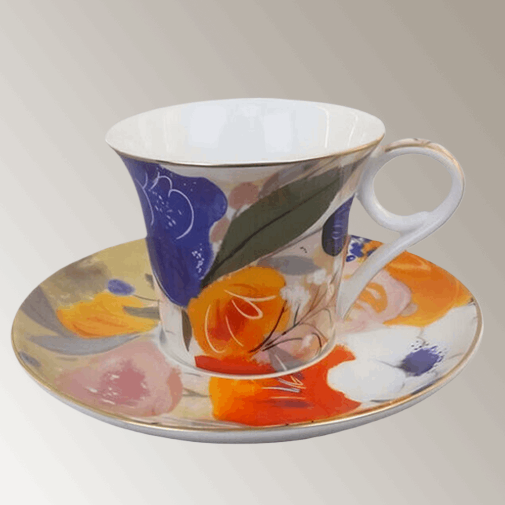 Bone China ScandiFlora Cup&Saucers