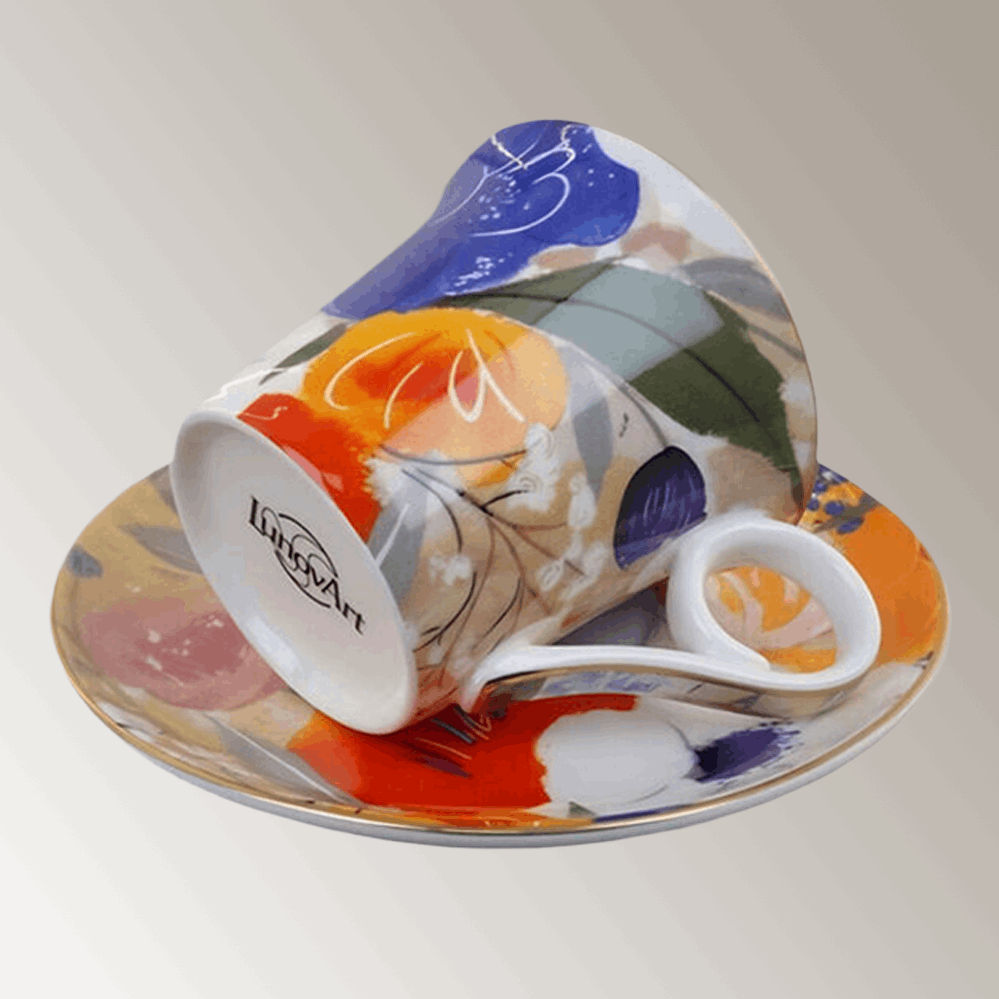 Bone China ScandiFlora Cup&Saucers