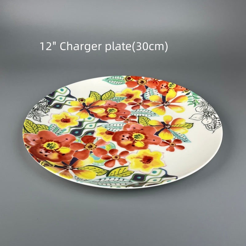 Bone China Nordic Spring Blossom Plate