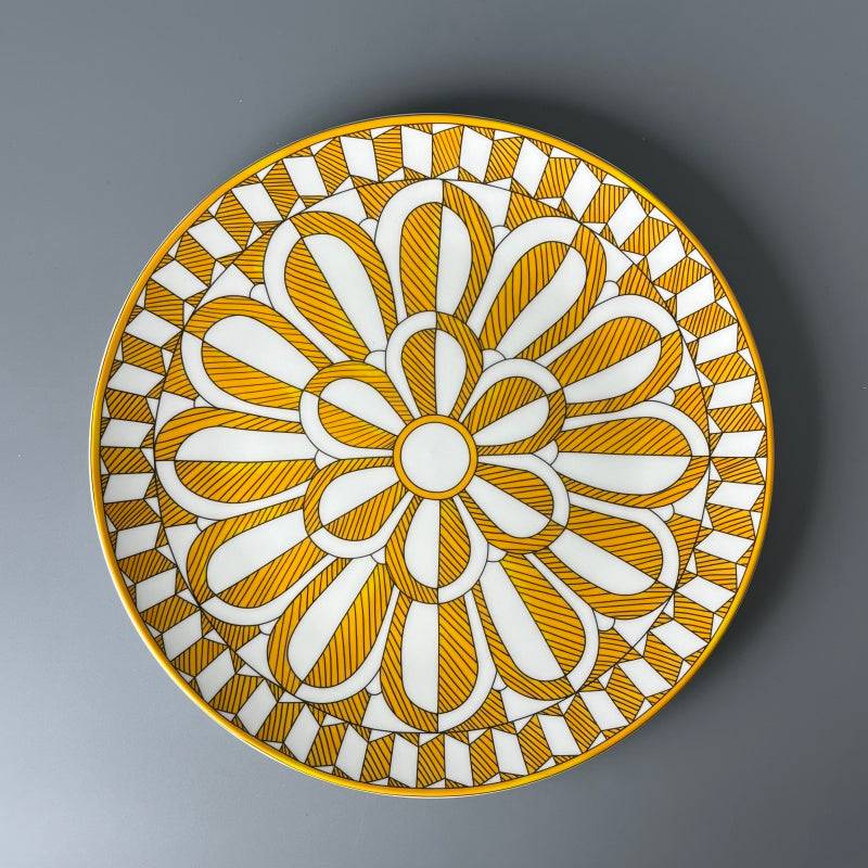 Bone China Sunny Floral Plate