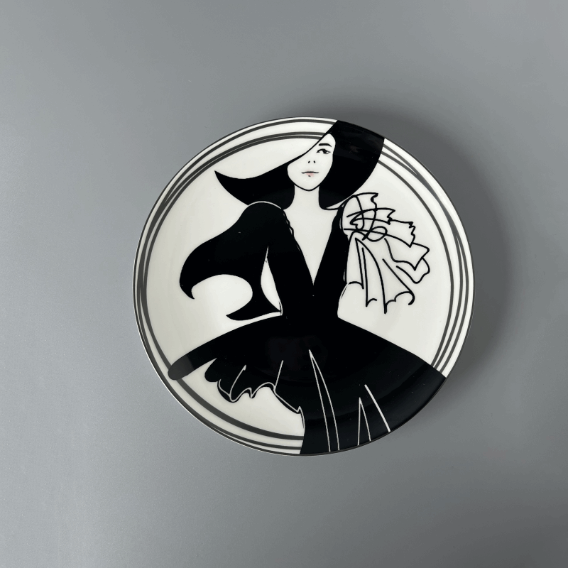 Bone China Classic Sketch plate