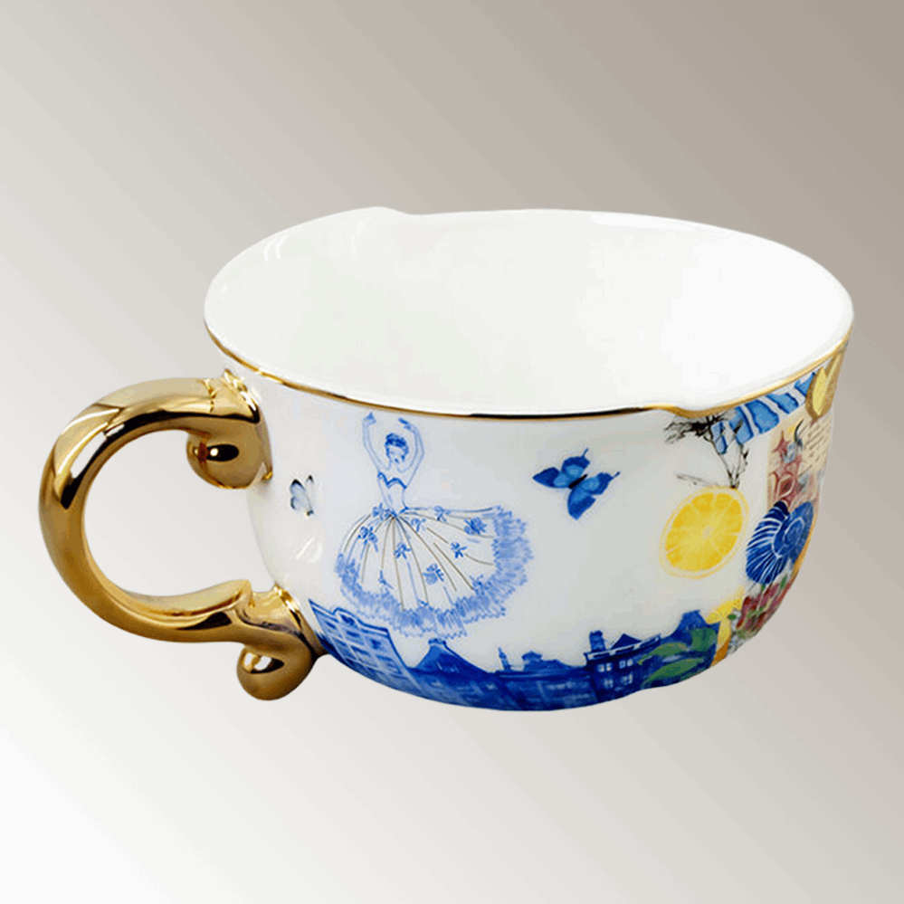 Bone China Nordic Ballet-Fusion Cup&plate