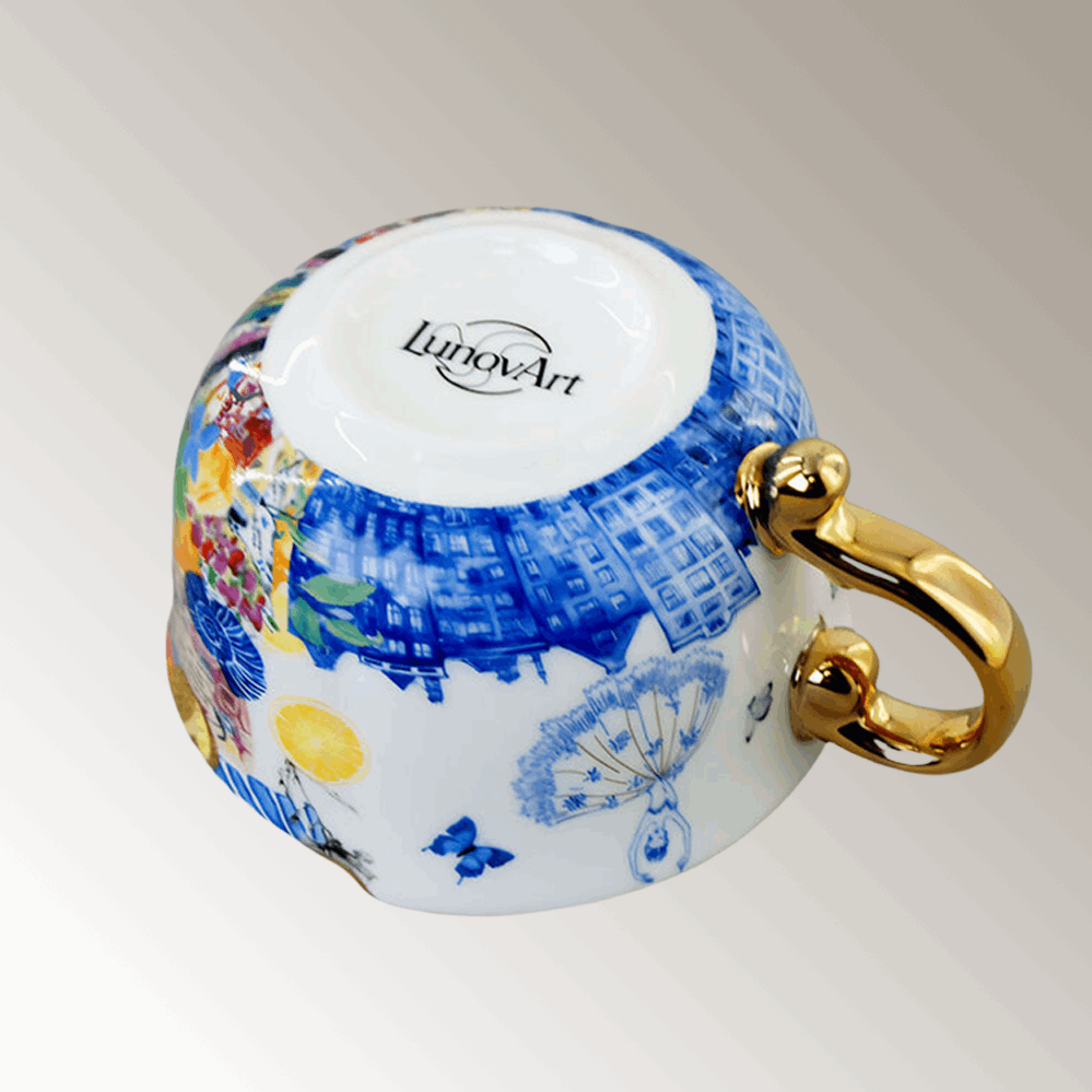 Bone China Nordic Ballet-Fusion Cup&plate