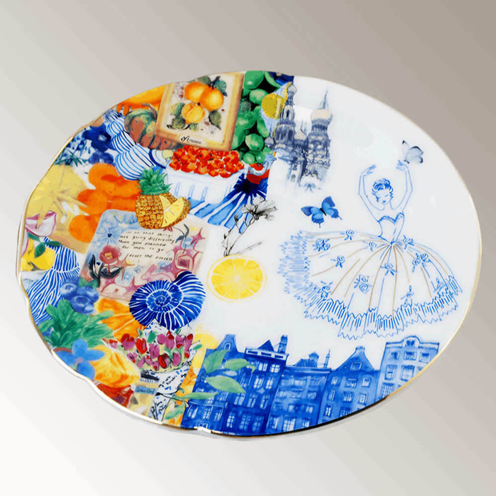 Bone China Nordic Ballet-Fusion Cup&plate