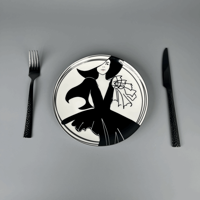Bone China Classic Sketch plate