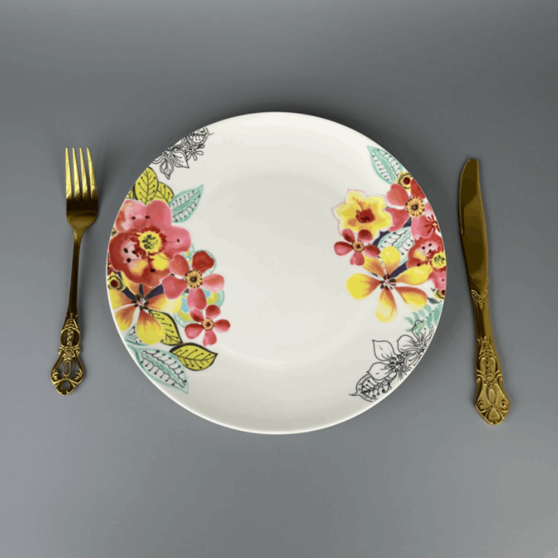 Bone China Nordic Spring Blossom Plate