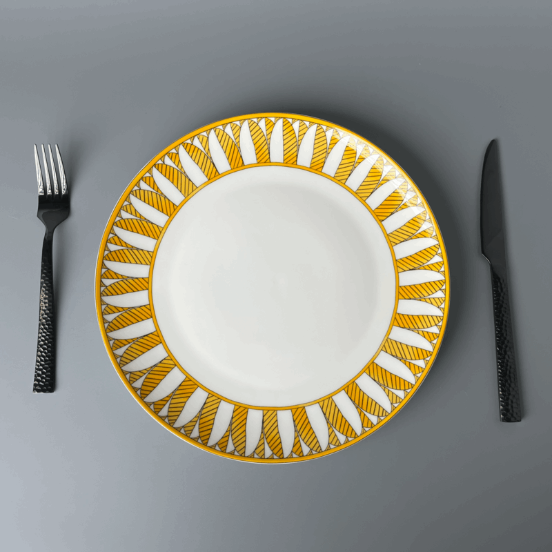 Bone China Sunny Floral Plate