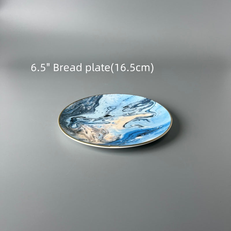 Bone China Nordic Fjord Mist Plate