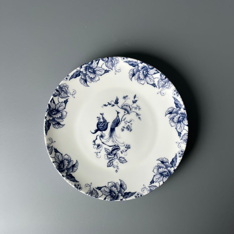 Bone China Oriental Blue-White Porcelain Plate