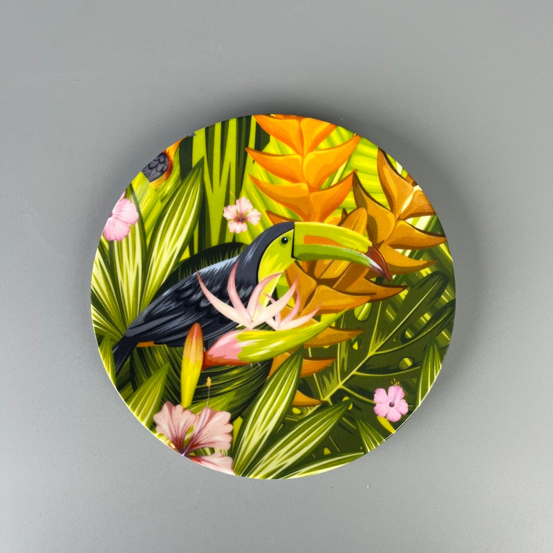 Bone China Nordic Tropical Toucan Plate