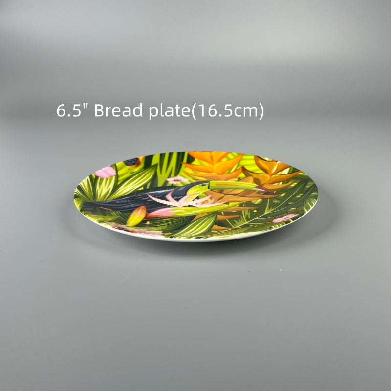 Bone China Nordic Tropical Toucan Plate