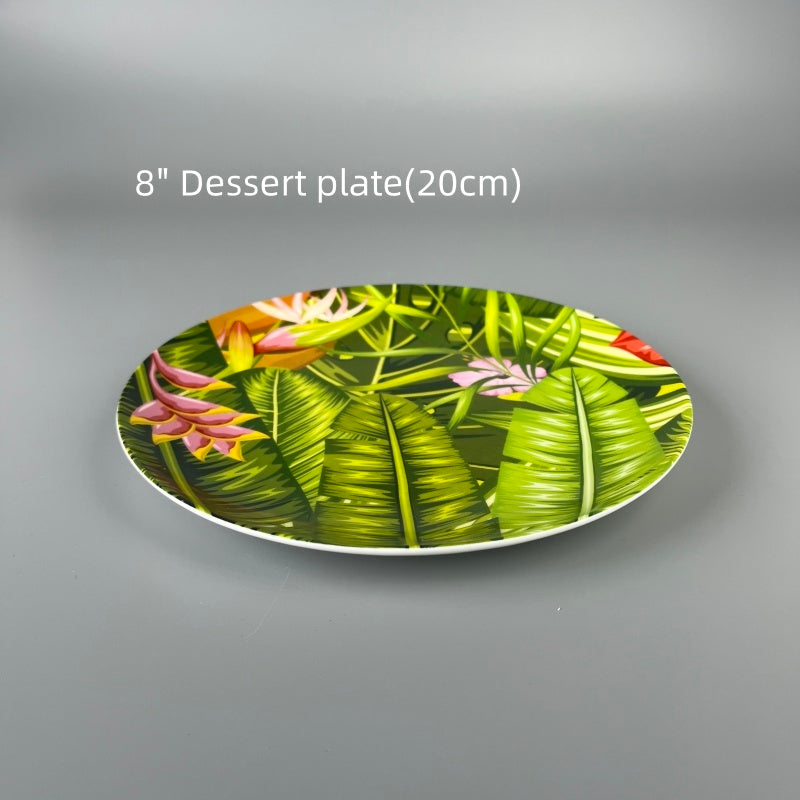 Bone China Nordic Tropical Toucan Plate