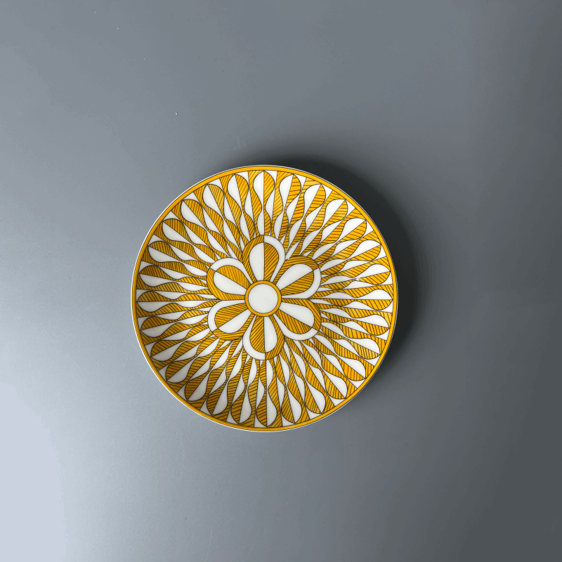 Bone China Sunny Floral Plate