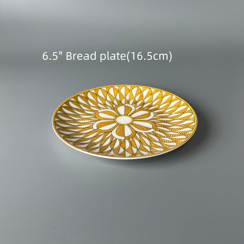 Bone China Sunny Floral Plate