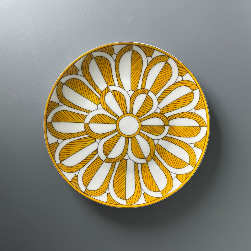 Bone China Sunny Floral Plate
