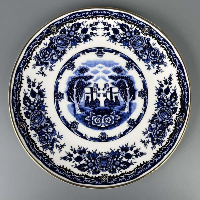 Bone China Artistic Contrast Pattern Plate